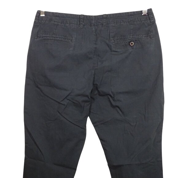 J Crew Cotton Chino Jogger Pants Mens Size 33 Regular Navy Blue C2148 - Picture 4 of 13